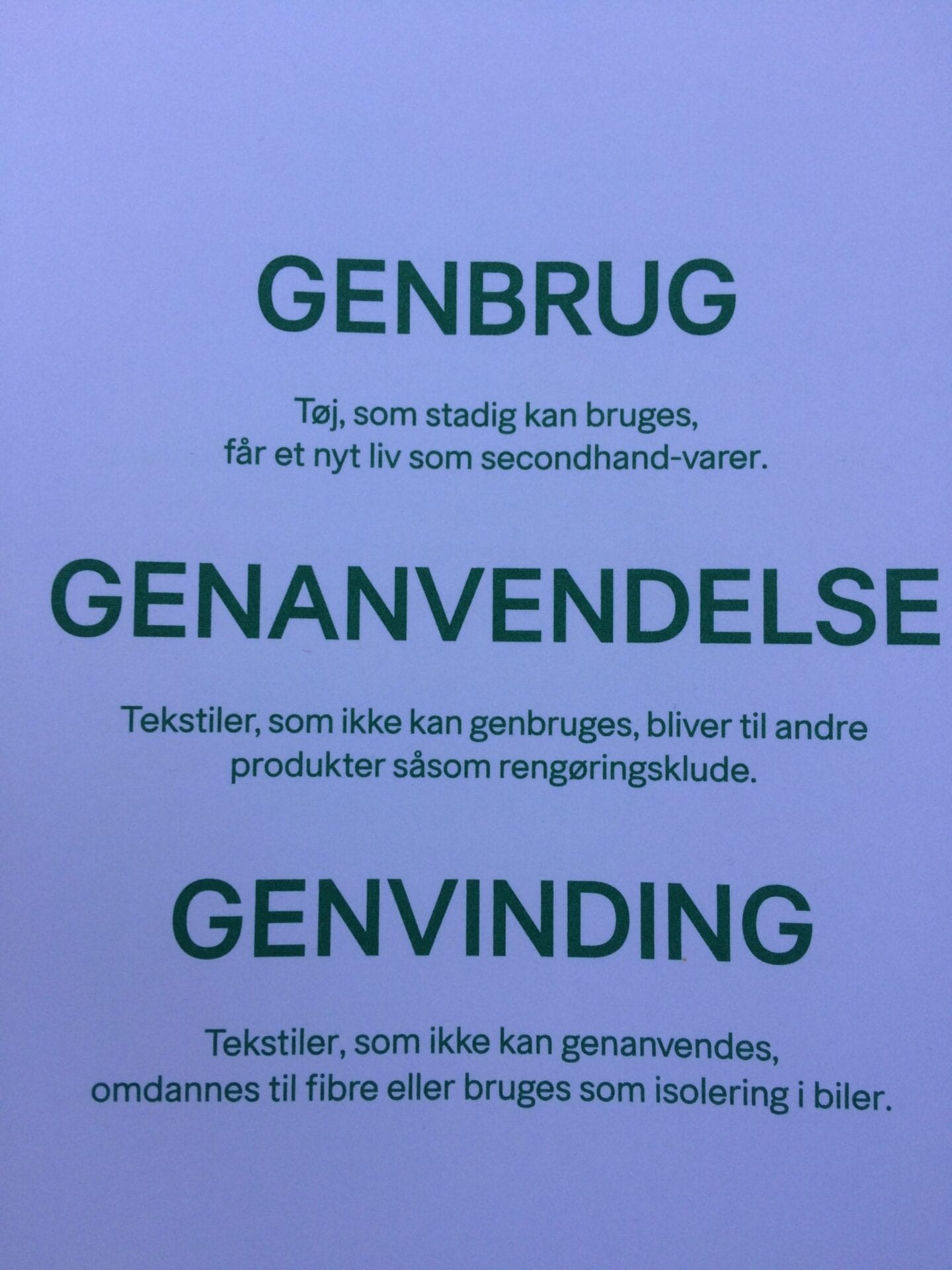 Gå Mig Glad - H&M - affald